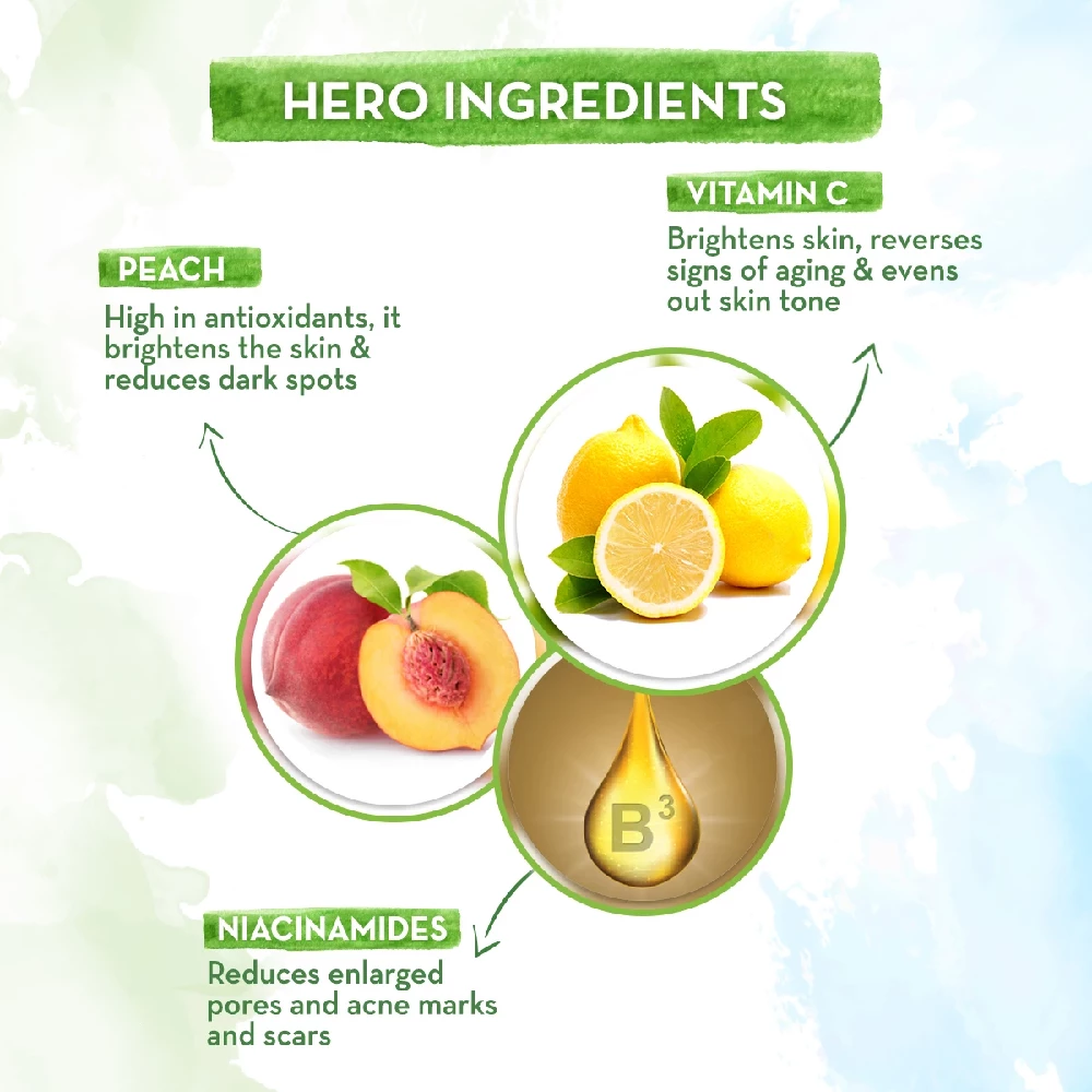 Vitamin C Face Milk with Vitamin C and Peach for Skin Illumination, 100ml-3.webp